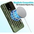 thumbnail image 3 of Nakedcellphone Flex Series for Sonim XP Pro 5G Phone Case (2024, X800) Compatible with MagSafe - Army Green Rugged USA Flag, 3 of 8