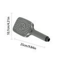 Ckraxd Shower Head, High Pressure Handheld Shower Head, 4 Spray Elderly