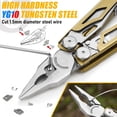 thumbnail image 3 of Multitool Pliers Pro BI2045, 31-in-1 Stainless Steel Multi Tool with Replaceable Wire Cutters and Saw, Foldable Heavy-duty Set Scissors Screwdriver for Hiking Camping Repair, 3 of 6