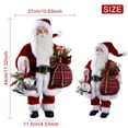 thumbnail image 2 of Adornos navideños de Papá Noel para niños menores de 18 años con bolsa de regalos de 46 cm, 2 of 6