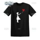 thumbnail image 1 of BANKSY WI HEART BALLOON Camisetas gráficas Ropa para hombre Tops y camisetas Camiseta estampada de algodón para mujer Ropa Y2K Camiseta divertida linda, 1 of 6