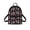 Colorful Music Print, variant on T-Rex Monster Truck Mini Backpack, Zipper Closure Polyester Daypack with Front Pocket, for Womens Shopping and Travel