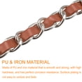 thumbnail image 4 of Unique Bargains Purse Chain Strap, 24' Purse Strap Shoulder Bag Replacement Strap, Brown&Silver, 4 of 6