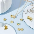 thumbnail image 2 of 20Pcs Heart Photo Frame Charms Golden Picture Locket Charm Metal Locket Pendants Photo Memory Necklace Chain Bouquet Picture Charm for Women Men Wedding Jewelry Making, 2 of 5