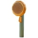 thumbnail image 1 of Cepillo de calabaza para mascotas, cepillo de limpieza automática para perros, gatos, cachorros, conejos, cepillo para gatos que elimina suavemente la capa inferior suelta, esteras enredadas Rojo Verde, 1 of 5