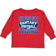 thumbnail image 3 of Inktastic My Dad is a Fantasy Football Legend Boys or Girls Long Sleeve Toddler T-Shirt, 3 of 5