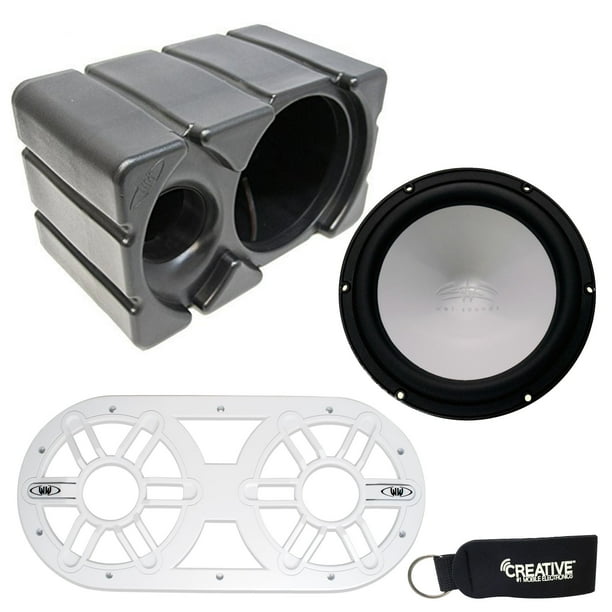 Wet Sounds REVO 10 High Power S4B 10 Inch 4 Ohm Subwoofer, with Ported