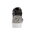 thumbnail image 5 of Cecelia New York Silow Leather Platform High Top Sneaker Black/White Snake (Black/White Natural Snake, 9), 5 of 6