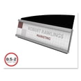 thumbnail image 2 of Deflecto Interior Image Anti-Glare Sign Holder, Landscape, 8.5 x 2 Insert, Black/Silver, 2 of 11