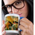 thumbnail image 2 of 3drose, Van Gogh Landscape, 11oz Two-tone Blue Mug, 2 of 6
