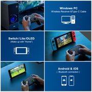 2 Packs Switch Controller, Wireless Switch Pro Controller for Switch/Switch lite/Switch OLED/Switch 2 Controllers