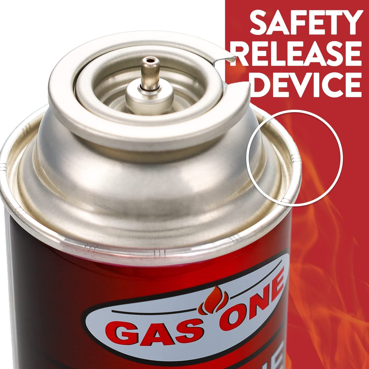 GasOne Butane Fuel Canister for Camping Stoves (12 Pack)