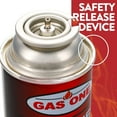 thumbnail image 4 of Gas One 12 Pack - 8oz Camping Fuel Canisters for Portable Gas Stoves - UL Safety Certified - Made In Korea, 4 of 7