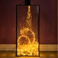 thumbnail image 1 of Waterfall String Lights Star Decorative Lights Twinkle Fairy Lights with Remote Control, 1 of 7