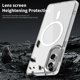 thumbnail image 5 of TPU+PC Transparent Phone Cover for Compatible with MagSafe - Grey, 5 of 5