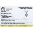thumbnail image 6 of Forever Facets 1/5 CT TW Lab Grown Diamond Necklace in Platinum over Sterling Silver, Adult Female, 6 of 8