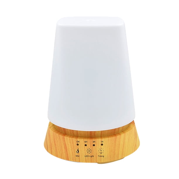 350ml Humidificador Ultasónico Aromaterapia Difr de Aceites Esenciales Ambientador Casa - US Parte inferior de madera Sunnimix Difusor del aroma