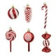 thumbnail image 4 of 15 Piezas de Adornos Navideños con Temática de Dulces, Juego de Adornos Navideños de Dulces, Decoraciones para Árboles de Navidad Festivos para el Hogar, B, 4 of 5