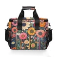 thumbnail image 7 of FORMRS Insulated Cooler Bag 24 Cans Capacity Soft Leakproof Lunch Box with Side Pockets, Large Colorful Flowers, 7 of 7
