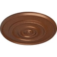 thumbnail image 3 of 30"OD x 2 1/4"P Dylar Ceiling Medallion (Fits Canopies up to 6 1/4"), Hand-Painted Polished Copper, 3 of 6