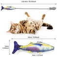 thumbnail image 2 of YOPTOP Flopping Fish , Moving Cat Kicker Fish Toy, Realistic Flopping Fish, Wiggle Fish Catnip Toys, Motion Kitten Toy, Plush Interactive Cat Toys, Fun Toy for Cat Exercise, 2 of 7