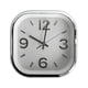 thumbnail image 1 of Reloj Análogo de Pared Cuadrado Plástico plateado, 1 of 9