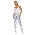 thumbnail image 2 of Pantalones de yoga THE GYM PEOPLE, cintura alta y gruesos con bolsillos para mujer, 2 of 6