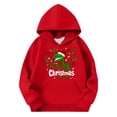 thumbnail image 4 of Red Christmas Brunch for Children Boy and Girl Long Sleeve Crew Neck Dinosaur Pullover Kawaii Hooded Hood Sweatshirts Child 2026 14 Years, 4 of 9