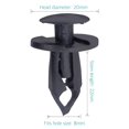 thumbnail image 2 of HSHDLDF Car Clips 20 Pieces Universal Nylon Plastic Fastener Rivet Clips, 8mm, 2 of 7