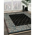 thumbnail image 2 of Ahgly Company Indoor Square Abstract Sage Green Abstract Area Rugs, 3' Square, 2 of 6