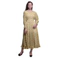 thumbnail image 1 of Bimba Robe Maxi à Volants Longue Bohème Renaissance en Coton à Smocks pour Femme - Xxx-Grand, 1 of 5