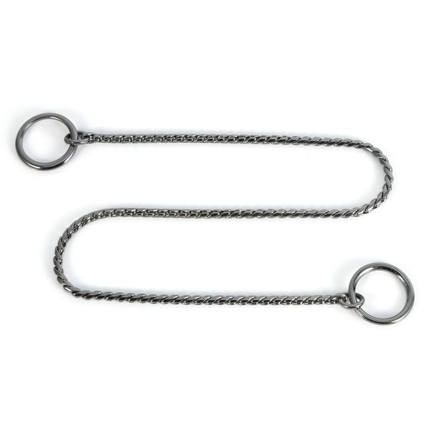 Collar de Asfixia para Perros de Cobre de Control Suave, Cadena de Asfixia para Perros Duradera de 2 Colores, Para Mascotas