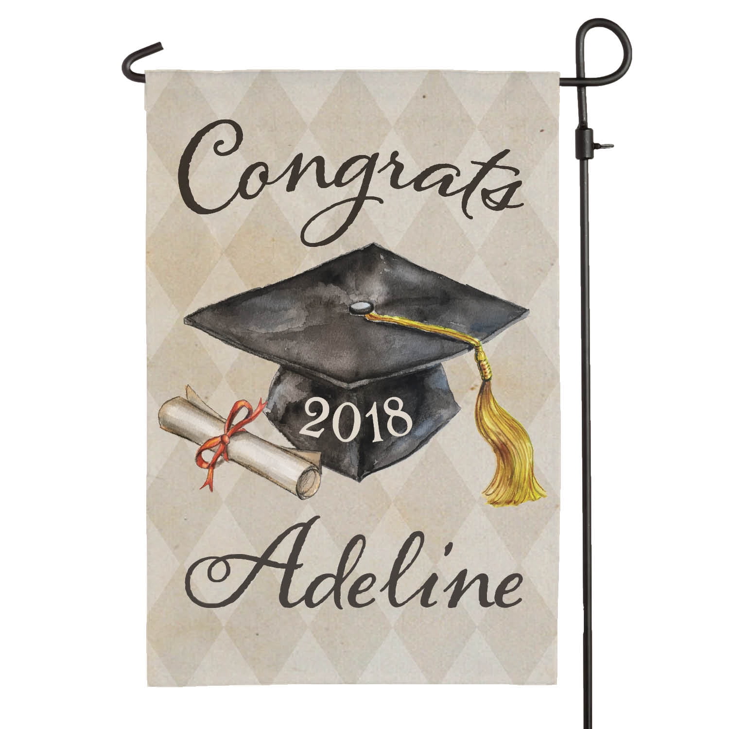 Personalized Follow Your Dreams Garden Flag