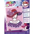 thumbnail image 1 of Distribution Solutions Lentejuelas Art Purple Red Hatter Sparkling Arts and Crafts Kit; Manualidades creativas para adultos y niños., 1 of 1