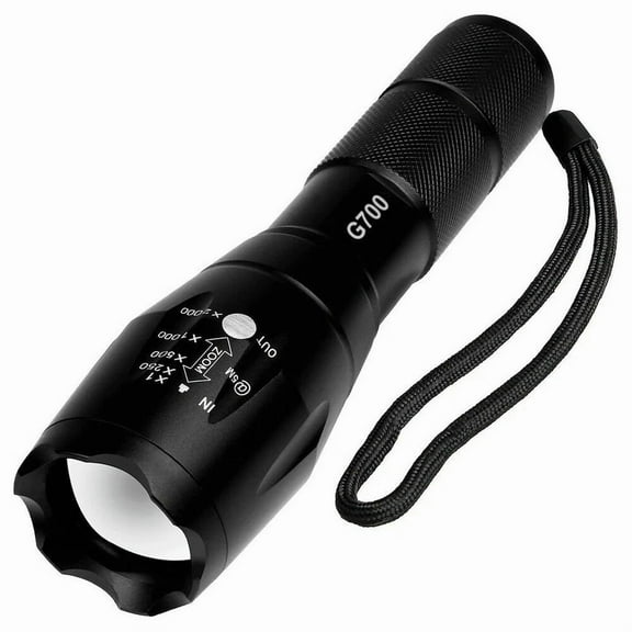 Super Bright Tactical Military Led Flashlight Flash Light 2000 Lumen 10000 Lux!