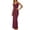 Burgundy, variant on Cocktail Dresses for Women Sleeveless Summer Scoop Neck Bodycon Maxi Dress Form Fitting Tank Dress Casual Outings Green