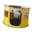 thumbnail image 2 of jinwen Tente de Parc Portable pour Animaux de Compagnie, Pièce d'Isolation pour Chat, Chien, Intérieur, Jaune, 2 of 9