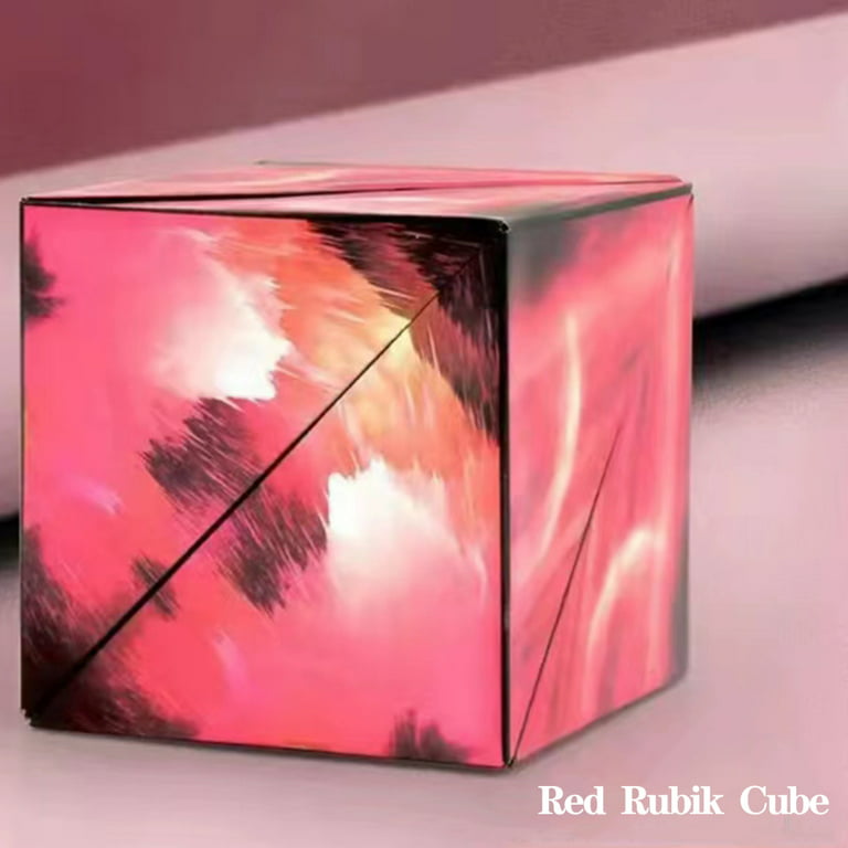 3D Magic Cube Shashibo Shape Shifting Box Anti Stress Hand Flip Puzzle Toy  Gift