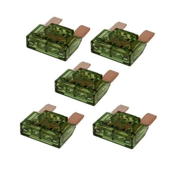KarParts360 For Saturn L200/L100 2001 2002 2003 Fuse | Metal | Light Green | 30 Amperage Rating | Male Terminal Gender