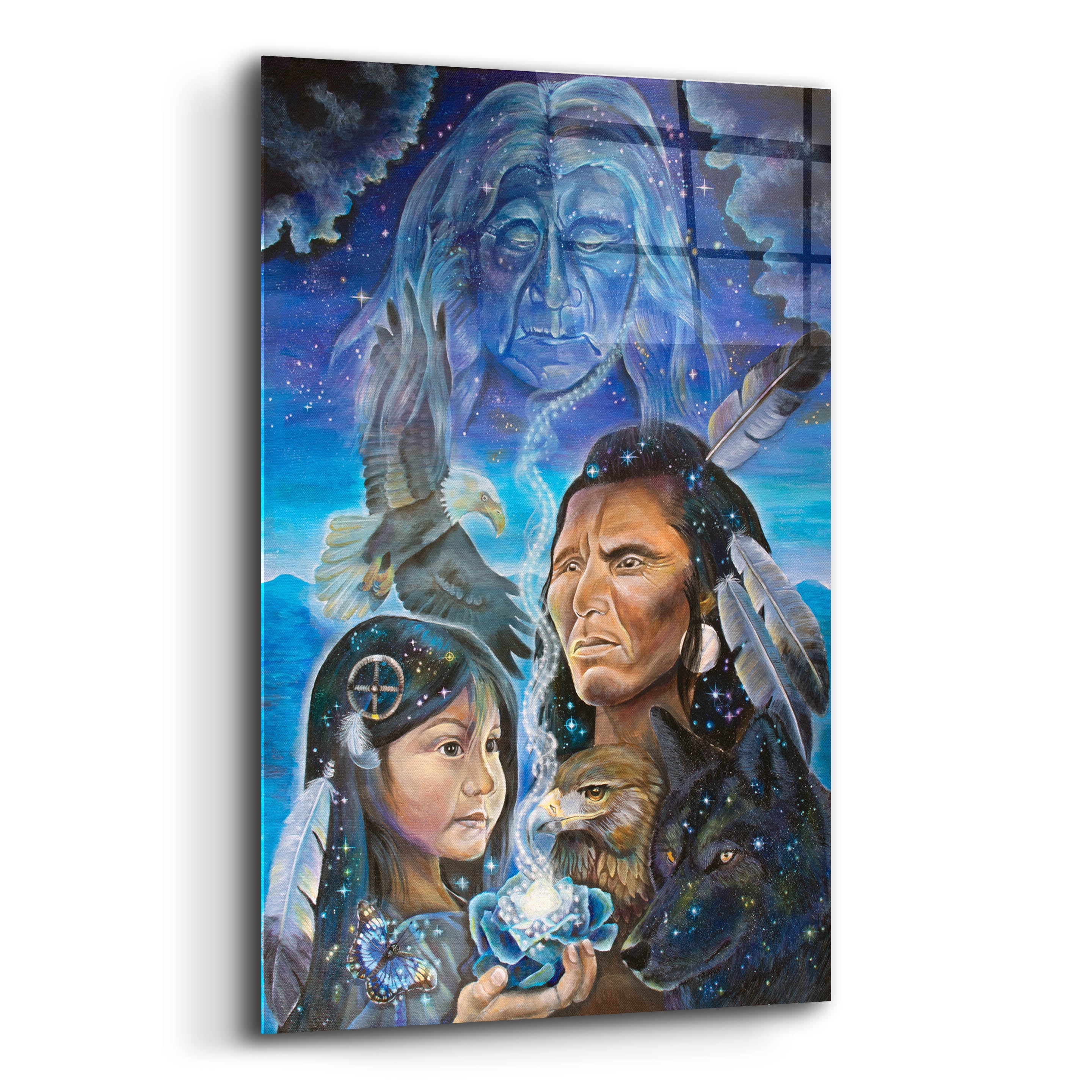 Epic Art 'Honor'  by Verena Wild Acrylic Glass Wall Art, 16" x 24"