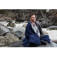 thumbnail image 6 of Oceas Blue, Gray Polyester Throw, 58" x 79", 6 of 9