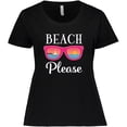 thumbnail image 3 of Inktastic Beach Please Sunglasses Gift Women's Plus Size T-Shirt, 3 of 5