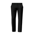 thumbnail image 7 of Business Casual Mens Pleated Front Dress Pants Button Elastic Waist Straight-Leg Golf Trousers Dad Gifts, 7 of 7