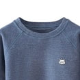 thumbnail image 4 of Children's Winter Solid Color Long-Sleeved Crew Neck Warm Home Pajamas Base Shirt, 4 of 5