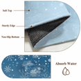 thumbnail image 6 of 2x3 Ft Entryway Area Rug, Blue Ombre Christmas Snowflake Kitchen Rug Runner Washable Floor Mat, Winter Snowflake Xmas Non Slip Indoor Door Mat Throw Carpet for Bathroom Living Room Bedroom, 6 of 8