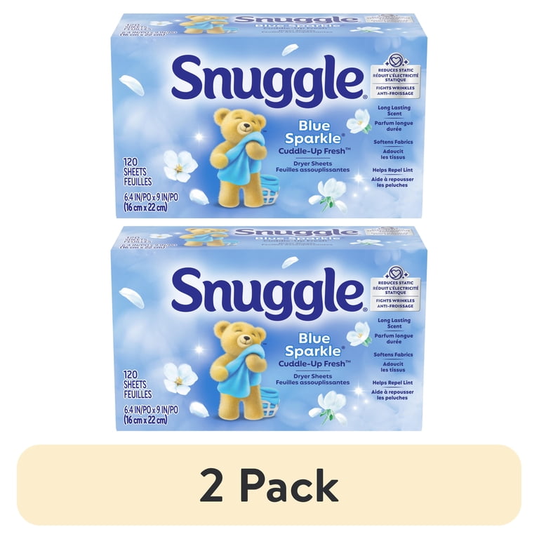 Snuggle Blue Sparkle Dryer Sheets, Fresh Scent, 240 Count photo 1