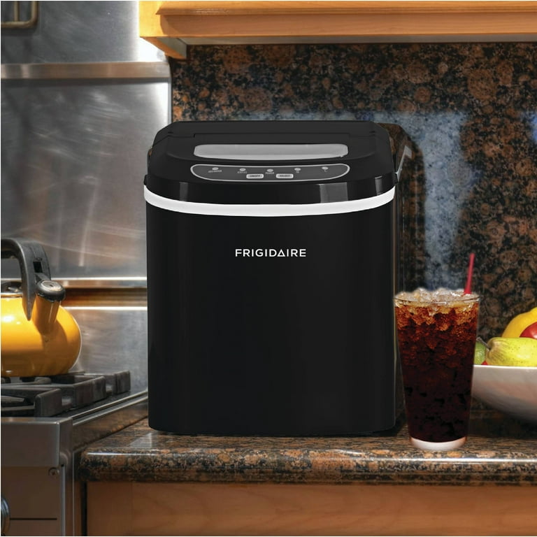 Frigidaire Countertop Ice Maker, Black Stainless Steel
