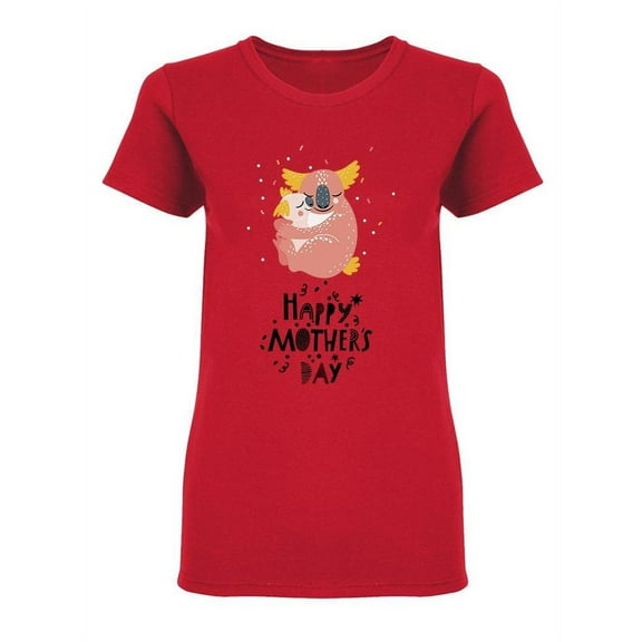 Koala Happy Mothers Day T-Shirt Women -Image by Shutterstock, Female x-Large