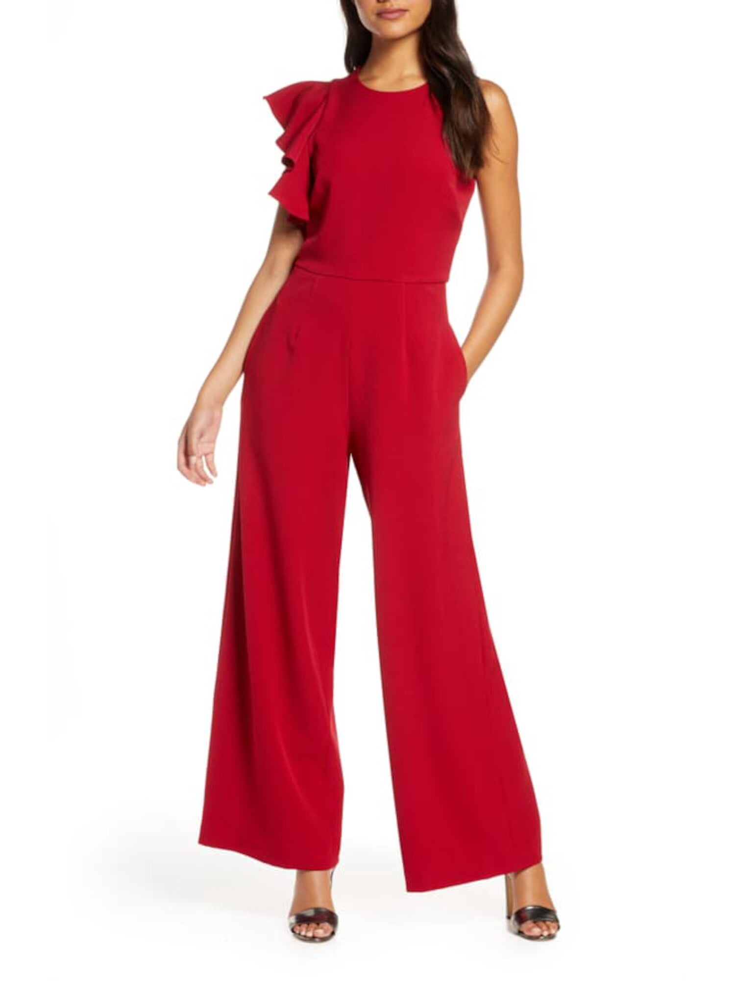 VINCE CAMUTO Womens Red Sleeveless 