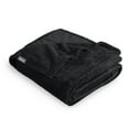 thumbnail image 1 of Bare Home Microplush Fleece Textured Blanket - 300 GSM - Fuzzy Microfleece - Soft & Plush - Throw, Black, 1 of 6